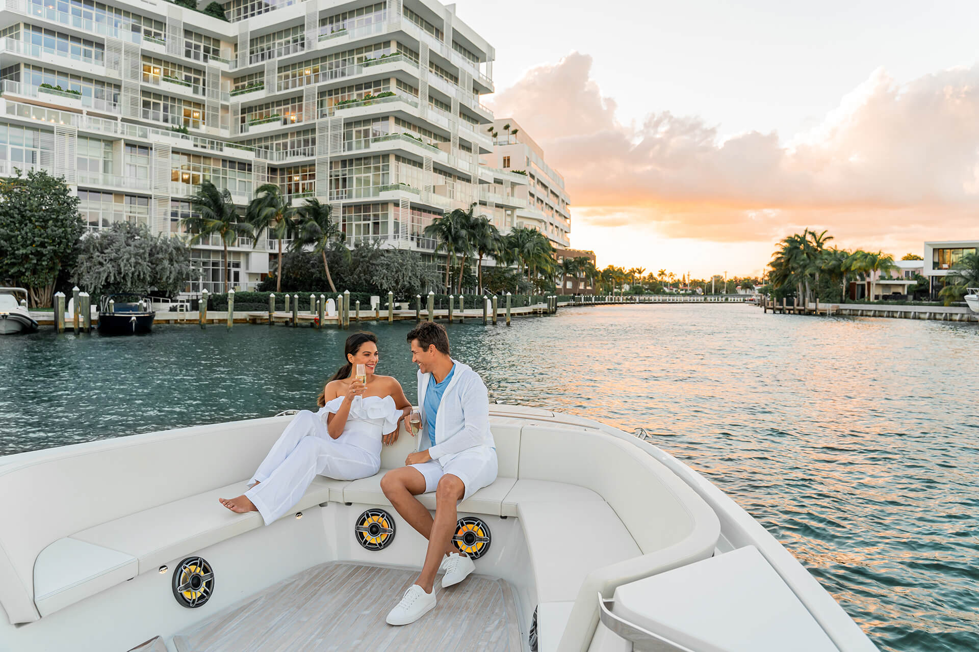 Ritz Carlton Residences Miami Beach Private Captained Day Yacht